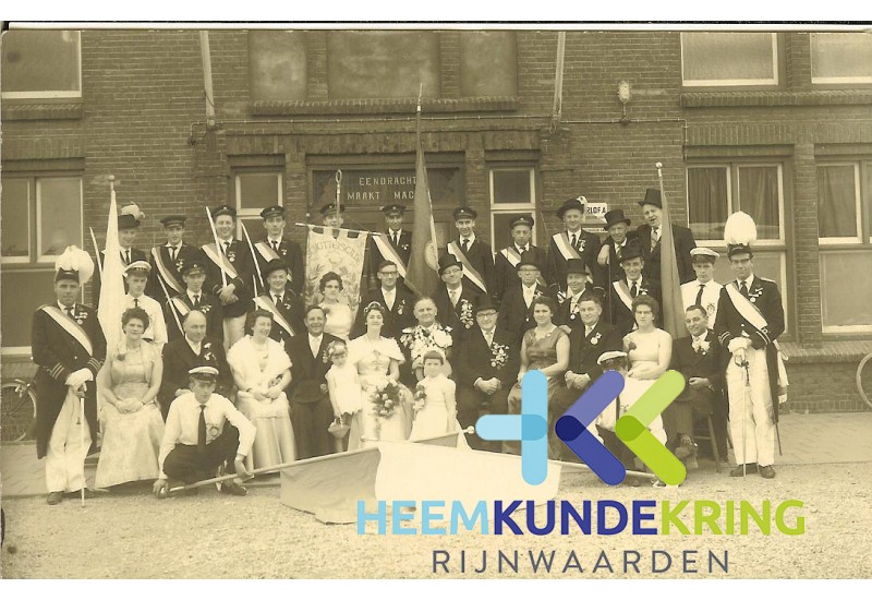 1960 Koning L.J.M. Voss en Koningin J.J. Voss Wegman Coll. H.Seising F00002821